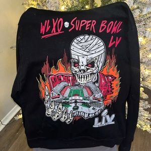 The Weeknd x Warren Lotas XO Super Bowl LV Hoodie (black)